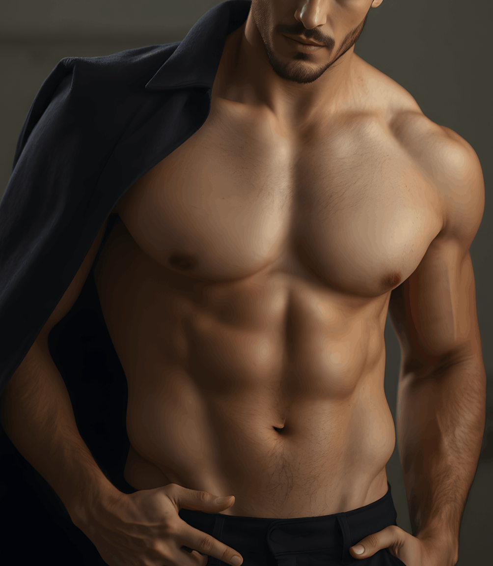 Intimate waxing for men/males